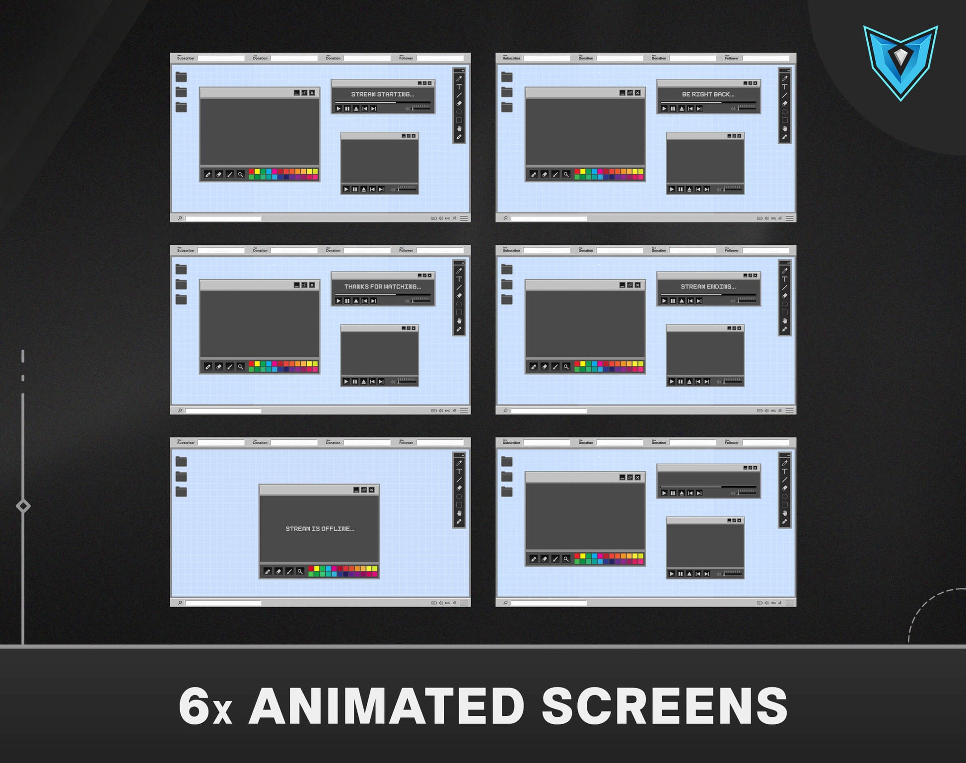 webcam border, twitch chat overlay obs