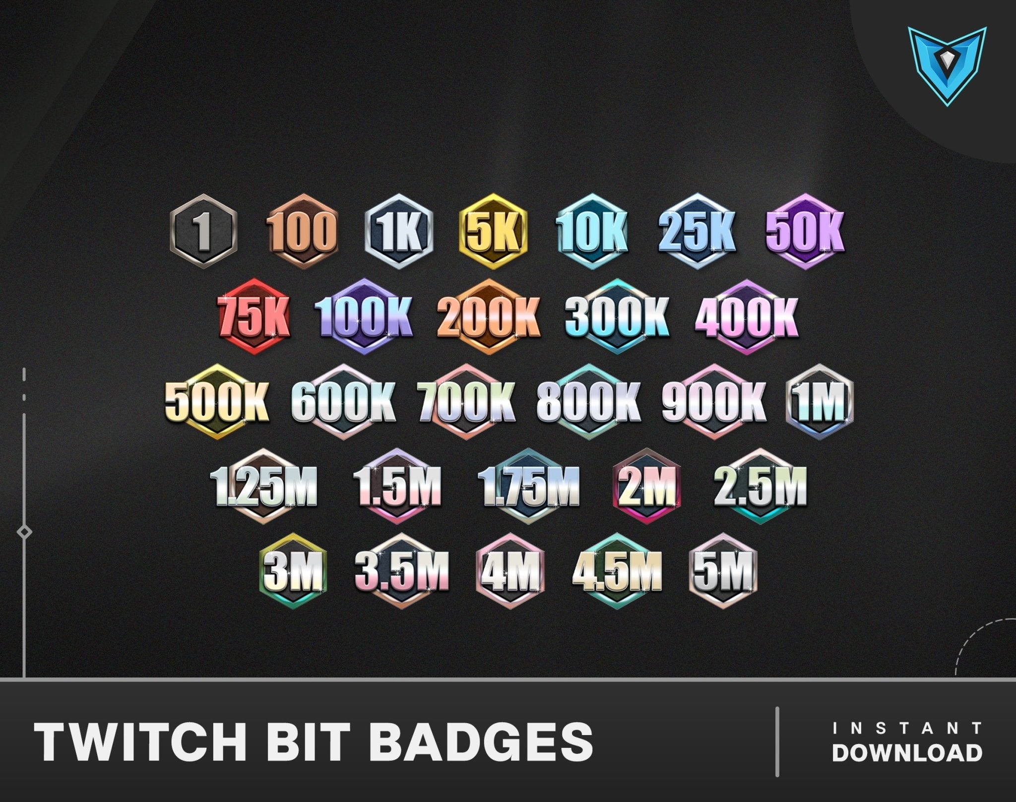 EVERY GLOBAL TWITCH BADGE EVER! 