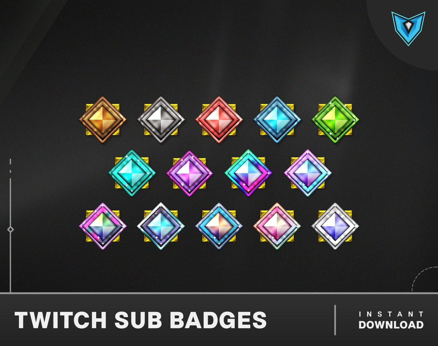 Twitch Sub Badges