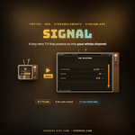 Twitch Info Panel Widget interactive Twitch widget preview