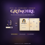 Spellbook Intro Widget interactive Twitch widget preview