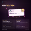 Overview of the chat overlay features: comic panels, eight looks, cooldowns and moderator approval