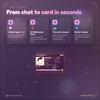How it works: a sub, raid or the id command issues a card and it prints on screen