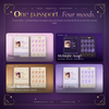 Four themes for the passport: Dream, Midnight, Cafe and Galaxy
