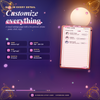 The settings page where you set your handle, theme and layout and copy the URL