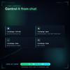The control panel and hotkeys for settings, pause, reset and refresh