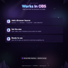 Adding the geode widget as a browser source in OBS Studio