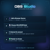 Adding the hologram widget as a browser source in OBS at 1280 by 720