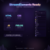 StreamElements setup including the require-text step needed for channel point redeems
