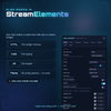 Setting the widget up on StreamElements with the same options in the Fields panel