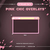 Pink Twitch Overlay Package Animated, Cute Pink Twitch Overlay, Twitch Overlay Kawaii, Minimalist Twitch Overlay, Streaming Graphics