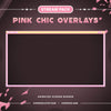 Pink Twitch Overlay Package Animated, Cute Pink Twitch Overlay, Twitch Overlay Kawaii, Minimalist Twitch Overlay, Streaming Graphics