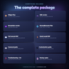 Twitch Widget, Animated Stream Overlay, Profile Panel, Goal Bars, OBS Streamlabs StreamElements, Streamer VTuber