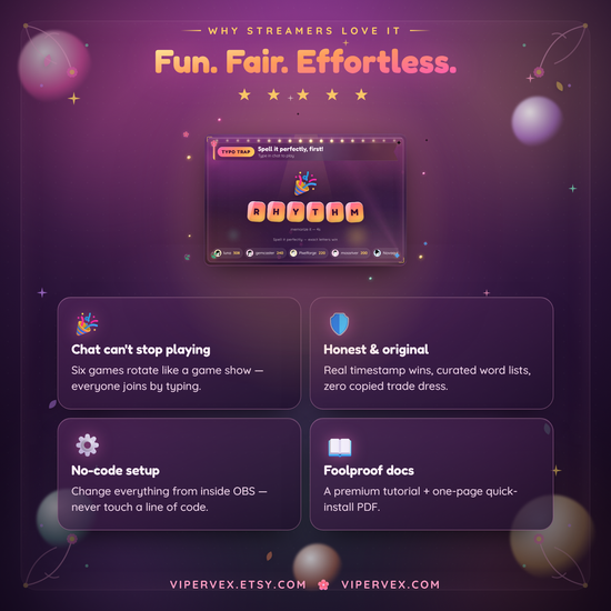 Why streamers run word games: a lull becomes a round anyone can join instantly