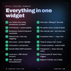 Summary of everything included with the live results poll widget