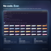In-OBS panel showing the atmosphere browser with 42 curated weather presets, no coding required
