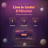 Simple setup: add the source, interact, open the gear and enter your channel