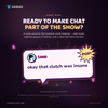 ViperVex stream widget branding card for the comic chat popup overlay