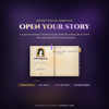 Animated Twitch Overlay Spellbook Intro Widget, Profile Book with Goals, Commands, OBS StreamElements Streamlabs