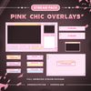 Pink Twitch Overlay Package Animated, Cute Pink Twitch Overlay, Twitch Overlay Kawaii, Minimalist Twitch Overlay, Streaming Graphics