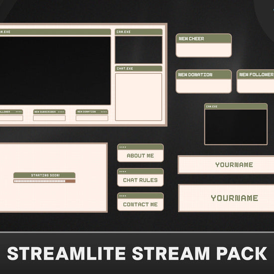 obs stream overlay free, stream layout template, starting soon screen twitch free