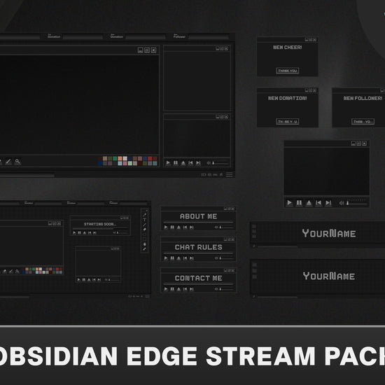 stream layout,lofi stream package,cozy stream overlay