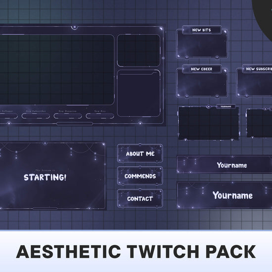 stream layout,lofi stream package,cozy stream overlay,full stream package