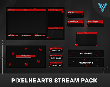 full stream package,Twitch Overlay,Stream Overlay	vtuber stream pack