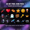 Twitch Channel Points Pixel Art Icons