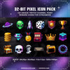 Twitch Channel Points Pixel Art Icons