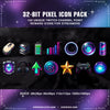 Twitch Channel Points Pixel Art Icons