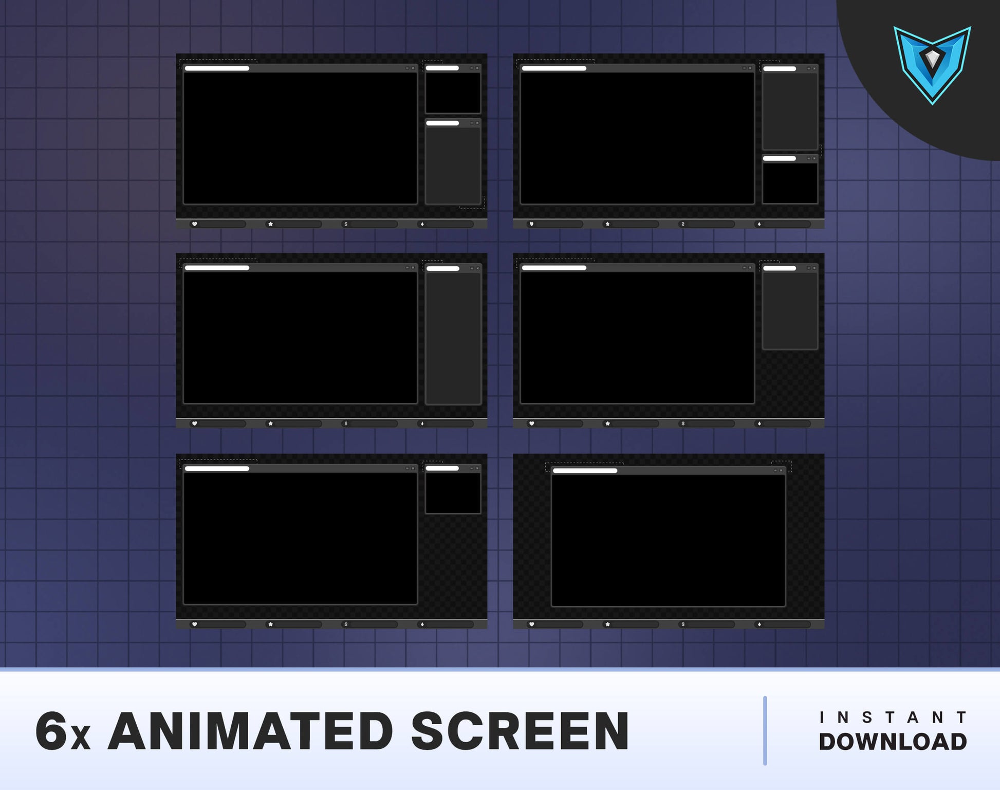 starting soon screen twitch free, twitch overlay