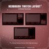 RedBrush Twitch Layout Package