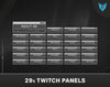 chat overlay obs, twitch template, twitch overlay package