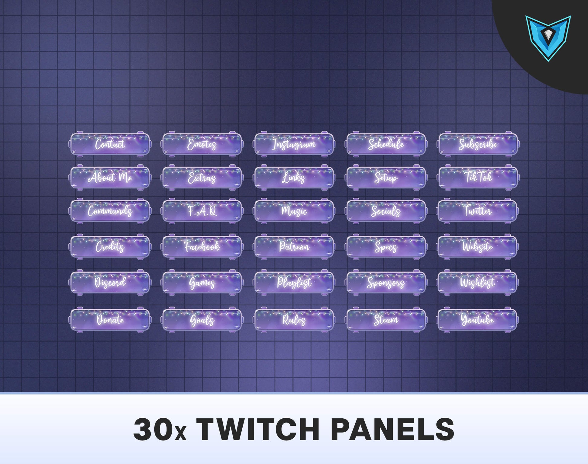 Twitch overlay vtuber, twitch overlay cottagecore