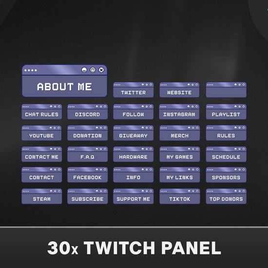 Stream PAckage, Twitch overlay vtuber