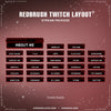 RedBrush Twitch Layout Package