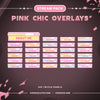 Pink Twitch Overlay Package Animated, Cute Pink Twitch Overlay, Twitch Overlay Kawaii, Minimalist Twitch Overlay, Streaming Graphics