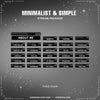 Minimalist & Simple Black Stream Package