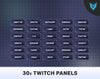 twitch overlay kawaii, twitch overlay purple,