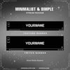 Minimalist & Simple Black Stream Package