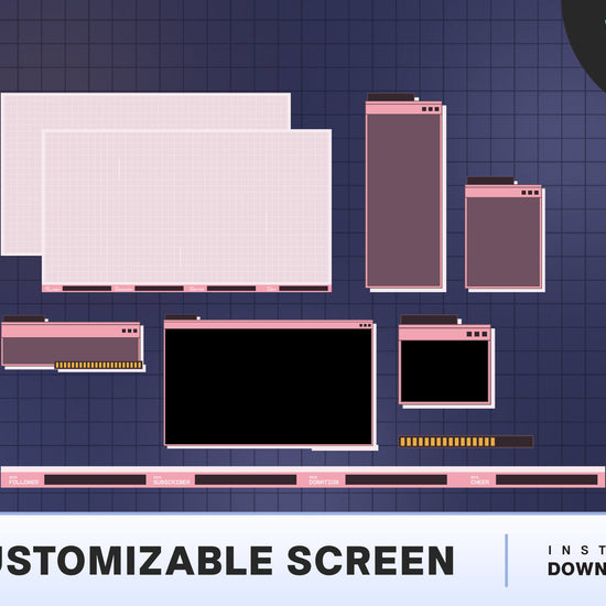 stream overlay template, stream layout, facecam overlay