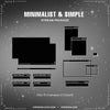 Minimalist & Simple Black Stream Package