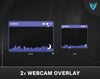 twitch chat overlays, webcam overlay