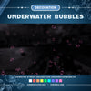 Animated Stream Decoration Underwater Bubbles