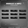 Minimalist & Simple Black Stream Package