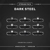 Dark Animated Stream Pack | Chatting Animated Overlays | Animated Alerts | Gothic Vtuber Overlays | Black Twitch Overlays