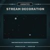 Falling Snow Animated Stream Overlay | Twitch Animated Winter Overlays | Animated Christmas Snowflake Loop | Winter Snow Overlays