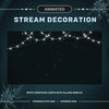 Christmas Lights Stream Decoration With Falling Snow