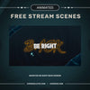 Free Animated Twitch Scenes, Free Twitch Overlays, Obs Overlay Free, Overlay Stream Gree, Overlay Twitch Gratuit